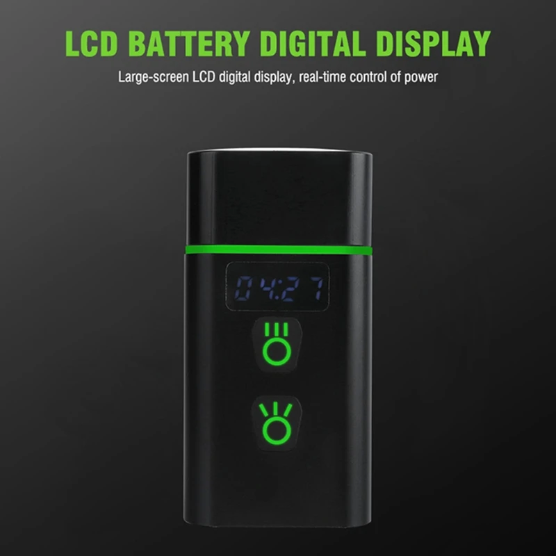 

Super Bright Front Headlight and Rear LED Bicycle Light,5200mah Lithium Battery H053