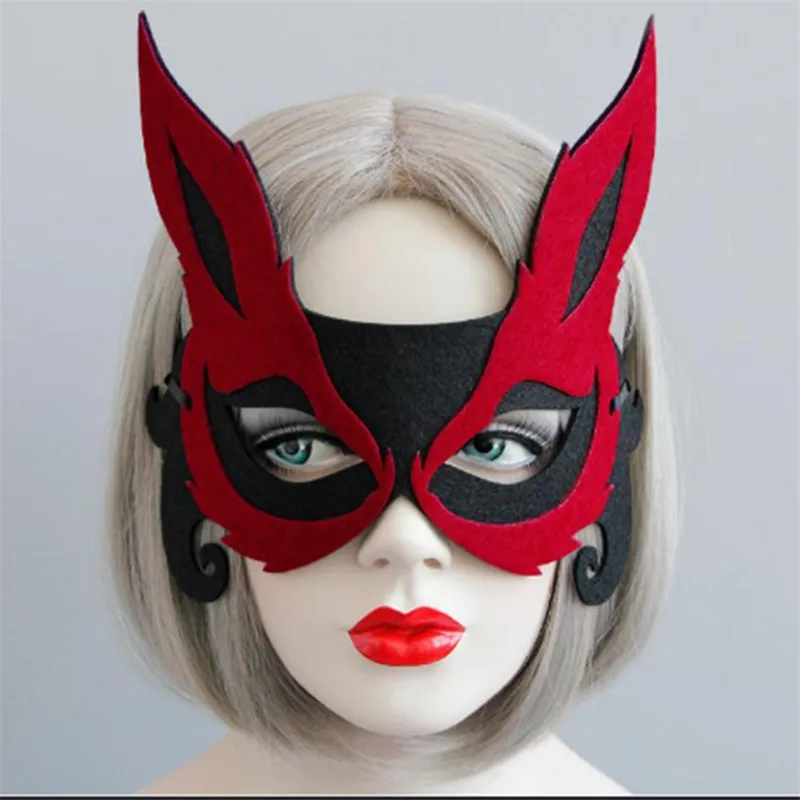 2020 Карнавальная маска Европейская и американская мода войлочная Cos демона лисы