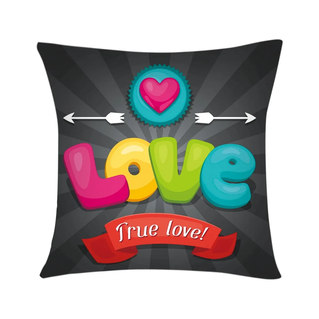 Горячая Распродажа ко Дню Святого Валентина полиэстер печатных диван автомобиль