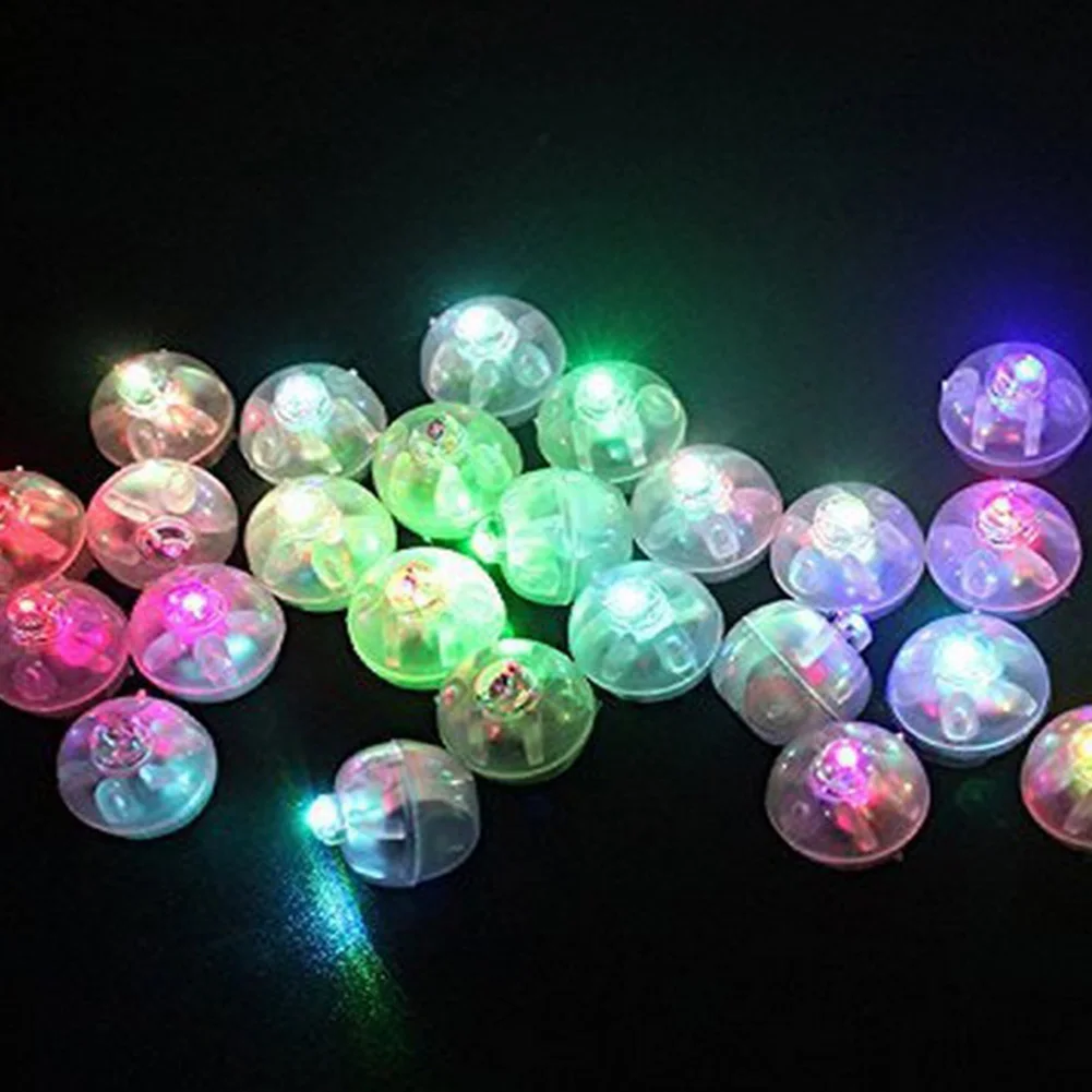 10 шт. круглый светодиодный светильник с шариками мини лампа фонарь для свадебной