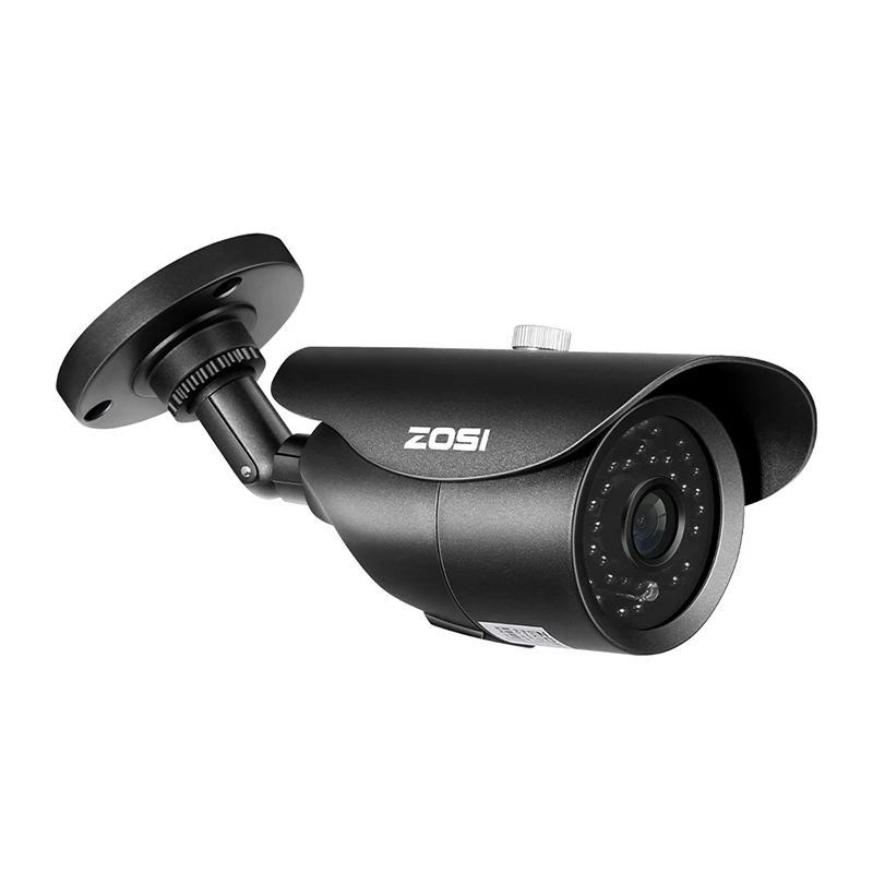 ZOSI 1080P TVI CVBS AHD CVI 4-в-1 для использования вне помещения видеонаблюдение купол Камера всепогодный домашнего видеонаблюдения Видео Камера - Цвет: Black 2