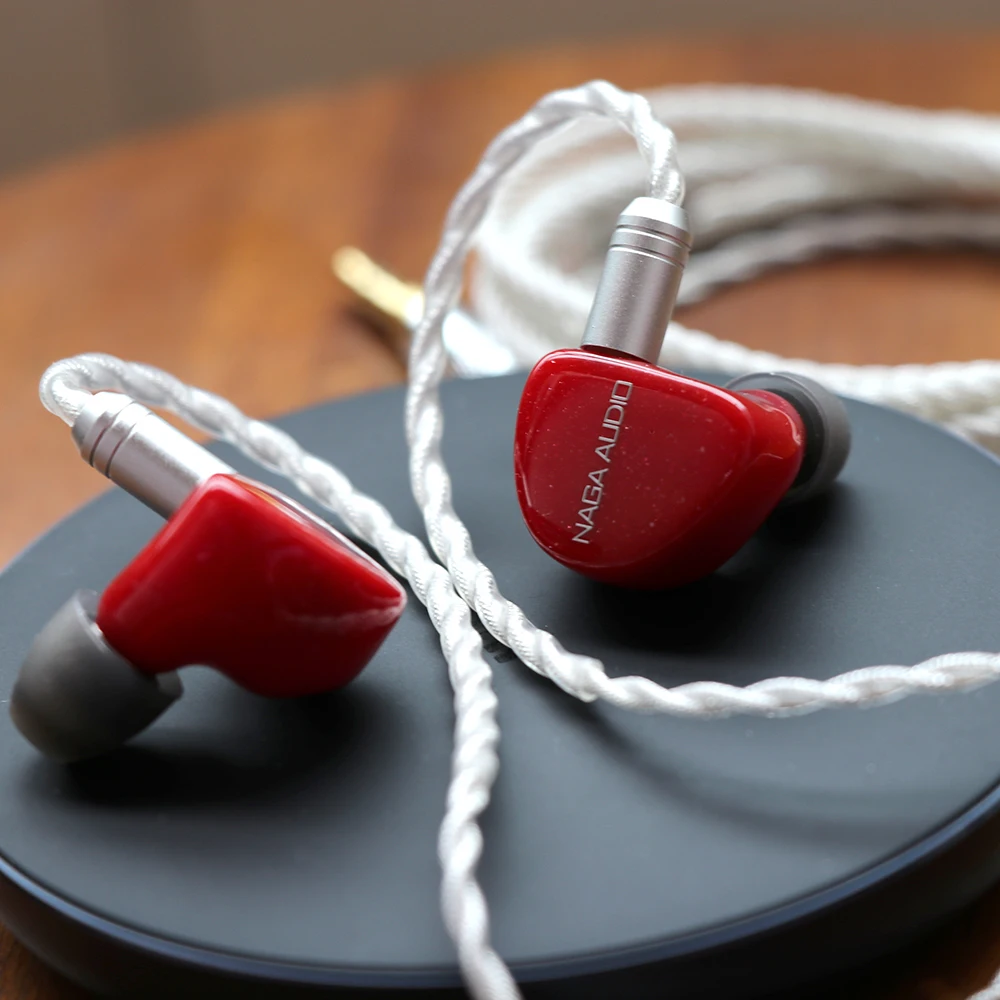 Наушники вкладыши NAGA AUDIO S5 5BA сбалансированные HiFi со съемным 2 контактным