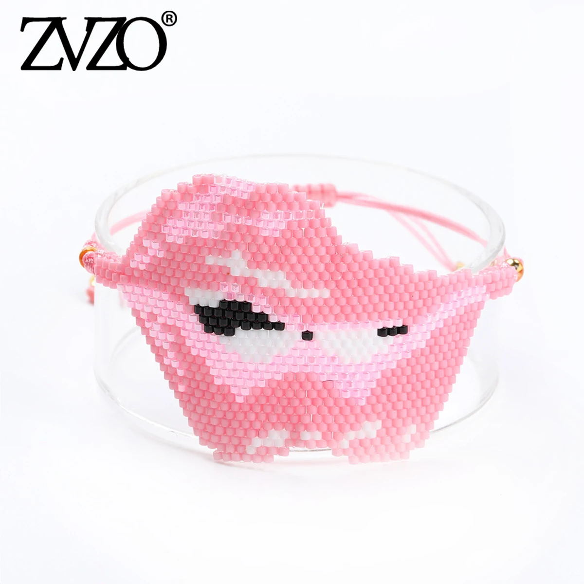 ZVZO MIYUKI браслет ювелирные изделия розовый браслет evil eye сексуальные губы Турецкий Дурной глаз Pulseras Bileklik для женщин Delica бисера подарок