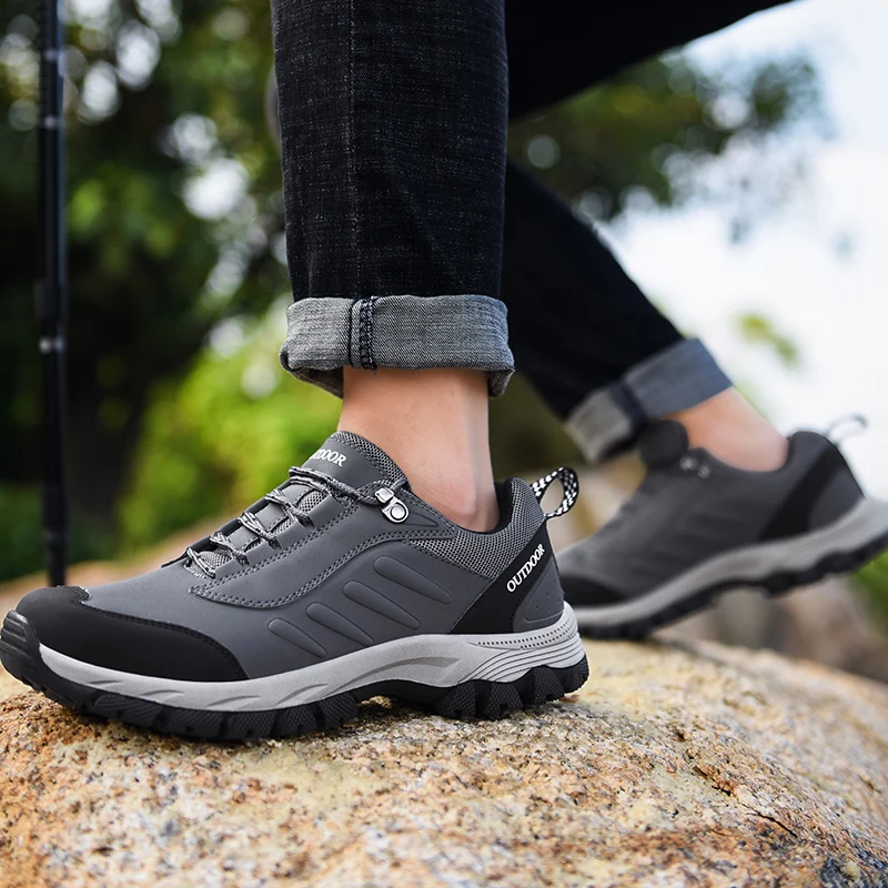 

Hiking Shoes,Camping Shoes.outdoor Shoes,Navy Green,Combat Boots,Breathable,Wrapped Protection,Big Size 39-48