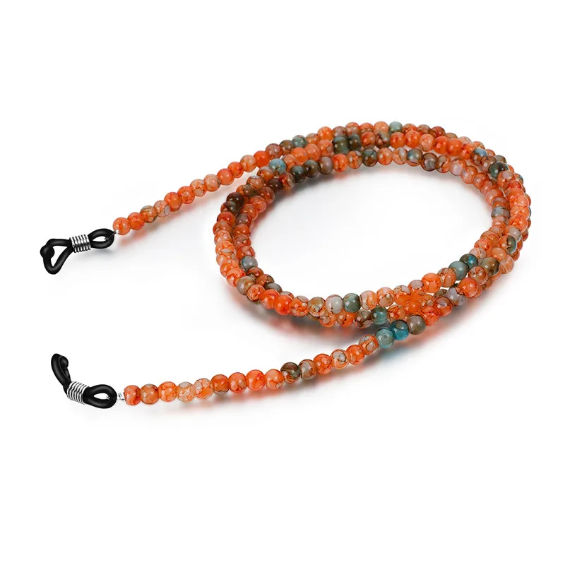 Цветные цепочки для очков из натурального камня с бусинами очки чтения