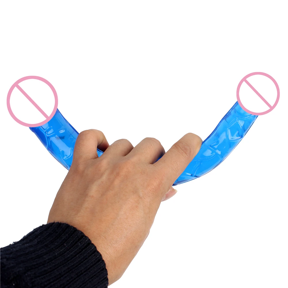 Длинные мягкие лесбиянок Вагина Анальная пробка Массажер реалистичный взрослый