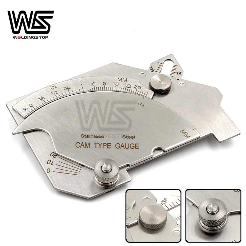 MG-8 Silver Bridge Cam Gauge Gage Test Ulnar 2"/ 50mm Mayitr Welding Gauge Welder Gauge Measuring Tool