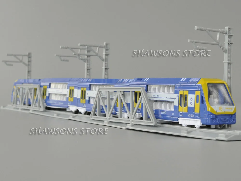 Литая металлическая двухслойная модель поезда игрушки метро миниатюрная копия с