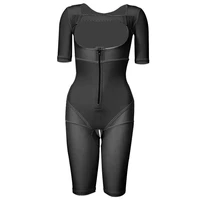recovery body corset compression breast lifter shapers women chest shaper slimming waist bodysuits short sleeves shapewear