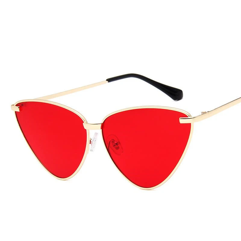 

RBROVO 2021 Ocean Cat Eye Sunglasses Women Brand Designer Candy Color Vintage Triangle Sun Glasses Outdoor Goggles Oculos De Sol