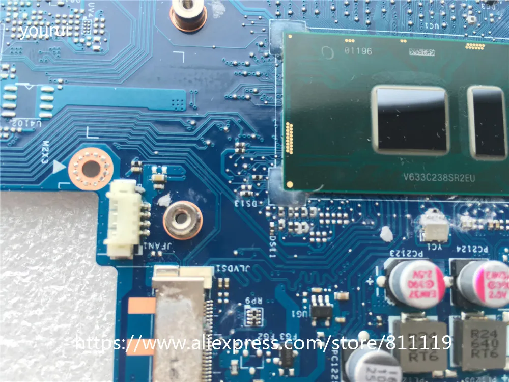 

yourui For HP 15-AY Notebook PC Mainboard 854946-001 854946-501 854946-601 BDL50 LA-D704P with i3-6100u Test ok
