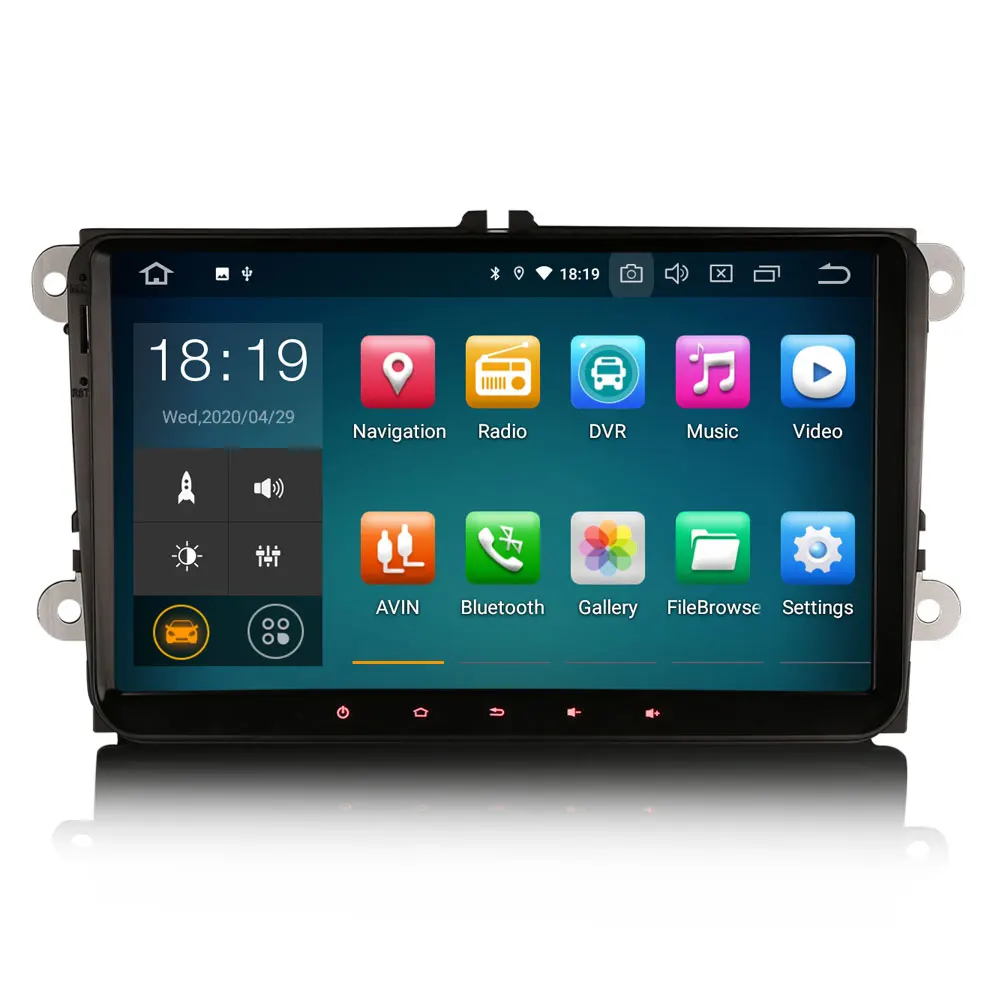 Автомобильный мультимедийный плеер с GPS радио 9 "Android 10 0 OS для Seat Altea 2004 2015 и XL 2007