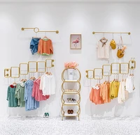 on the wall clothing rack childrens clothing store wall mounted creative childrens clothing display rack wrought iron hangers