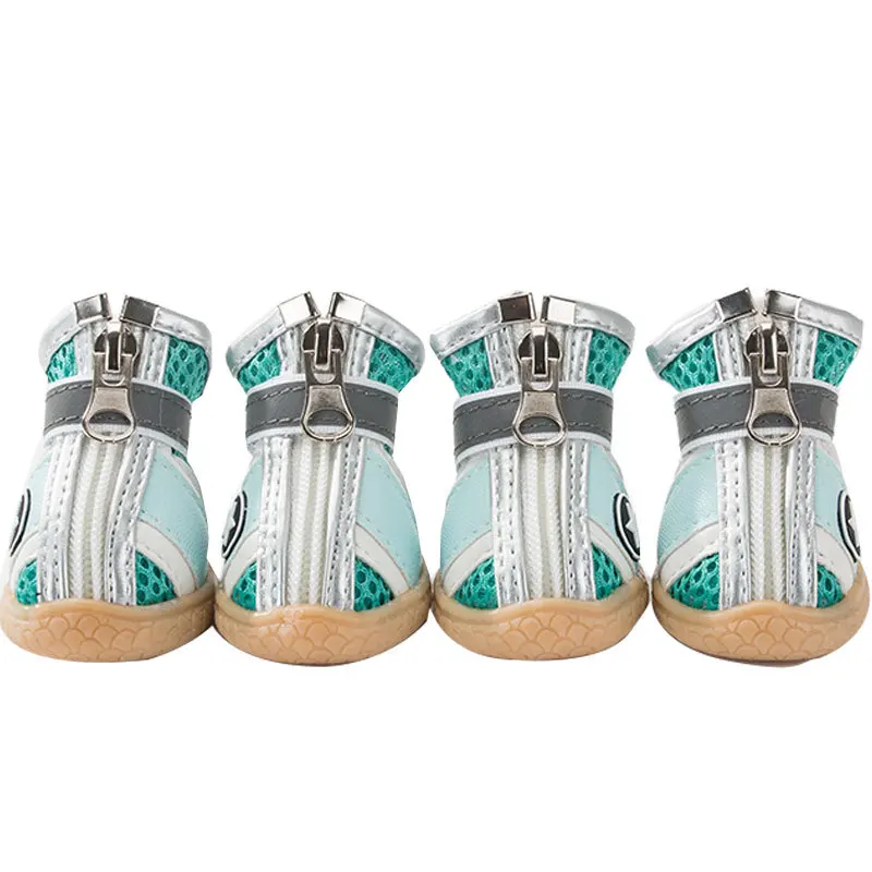 

Pet Dog Shoes Than Teddy Bear Soft-soled Shoes Small Breed Puppies Out Proof Breathable A Set Of Four Spring Summer VOW Pets