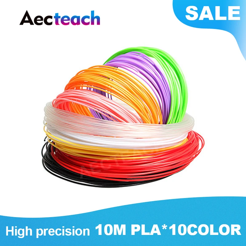 Пластик для 3d-ручки 10 метров пла 1 75 мм нить 3D-принтера материалы печати экструдер