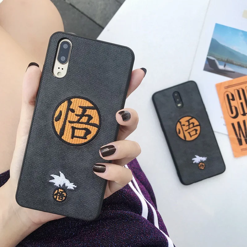 Чехол для телефона с вышивкой из мультфильма huawei P20 Pro Dragon Ball чехол NOVA 2S 3 3i Мягкий