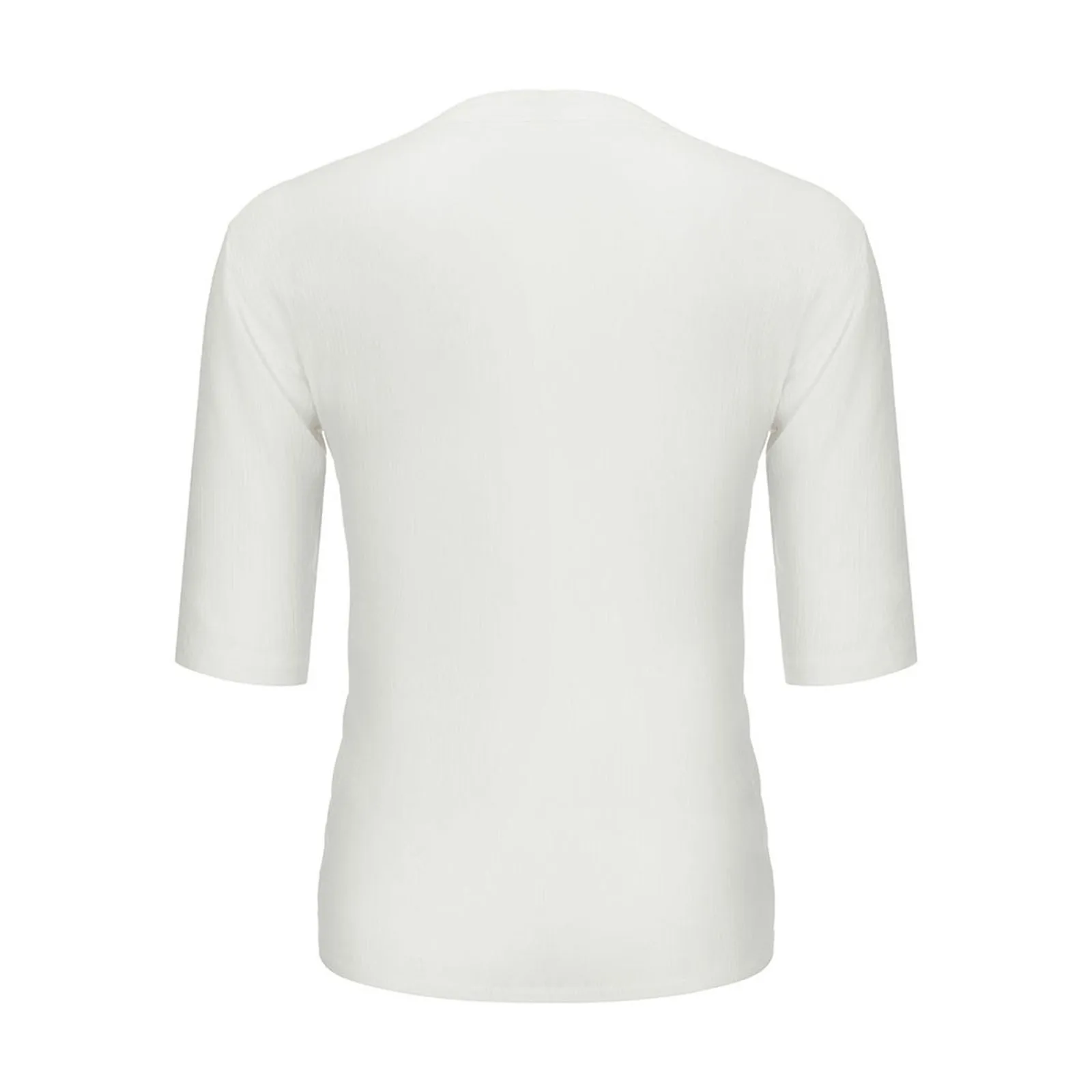 Рубашка Мужская льняная с коротким рукавом и V-образным вырезом | одежда