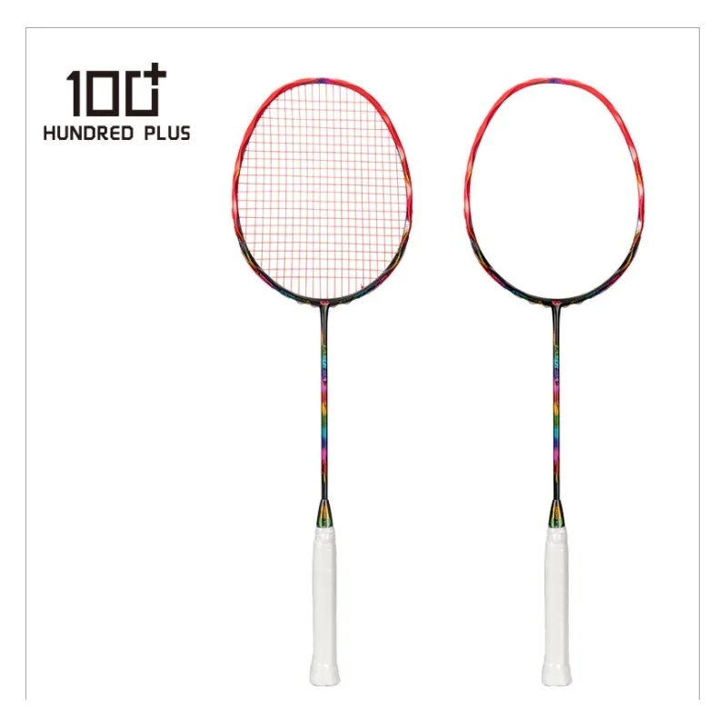 

The Ultra-light 4U Badminton Racket Full Carbon Fiber Resistant G5 Middle Shot High Pound Offensive And Defensive Single Shot