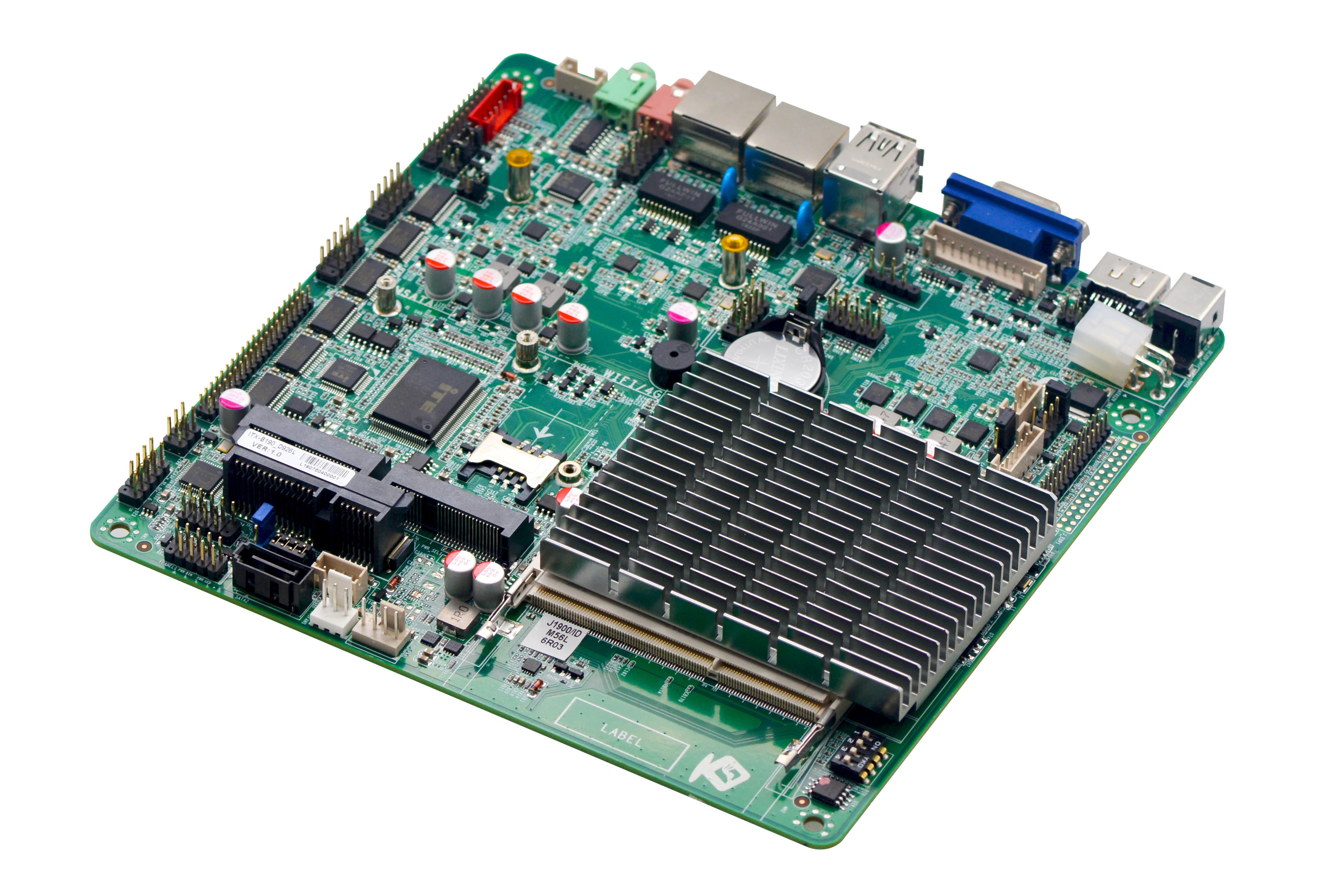 Промышленная материнская плата MINI ITX с 7 * USB/6 COM/VGA/LVDS N2940 все в одном Системные