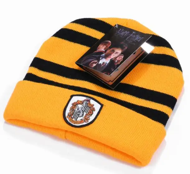 Шапка Harri Gryffindor/Слизерин/Hufflepuff/Ravenclaw, шляпа Гарри, карнавальные костюмы для детей, подарок на Хэллоуин SN118 - Цвет: Hufflepuff Hat