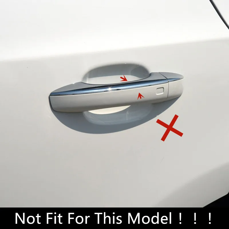 Внешние дверные ручки автомобиля декоративная рамка крышка хромированная