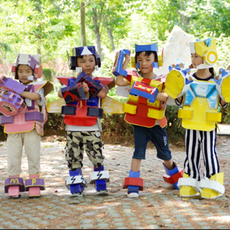 3D пазл сделай сам граффити замок игрушка для транспортировки мультяшный дом