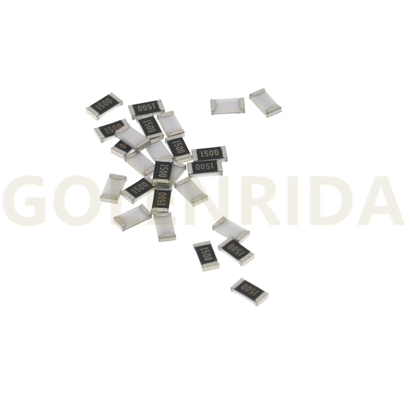100 шт. 1206 SMD резистор 1% 820 Ом чиповый 0 25 Вт 1/4 820R 821|Резисторы| |