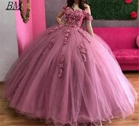 bm sweet 16 quinceanera dresses 2021 ball gown applique cinderella birthday debutante pageant gowns vestidos de 15 anos