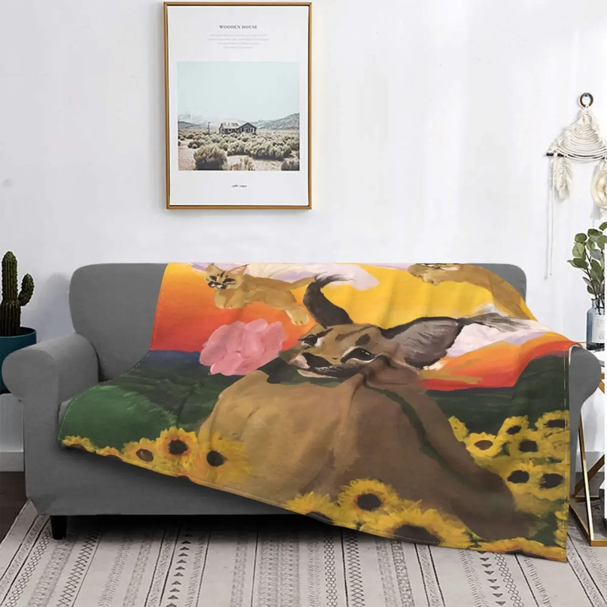 

Floppa-colcha grande a cuadros para cama, manta térmica para niños, 250