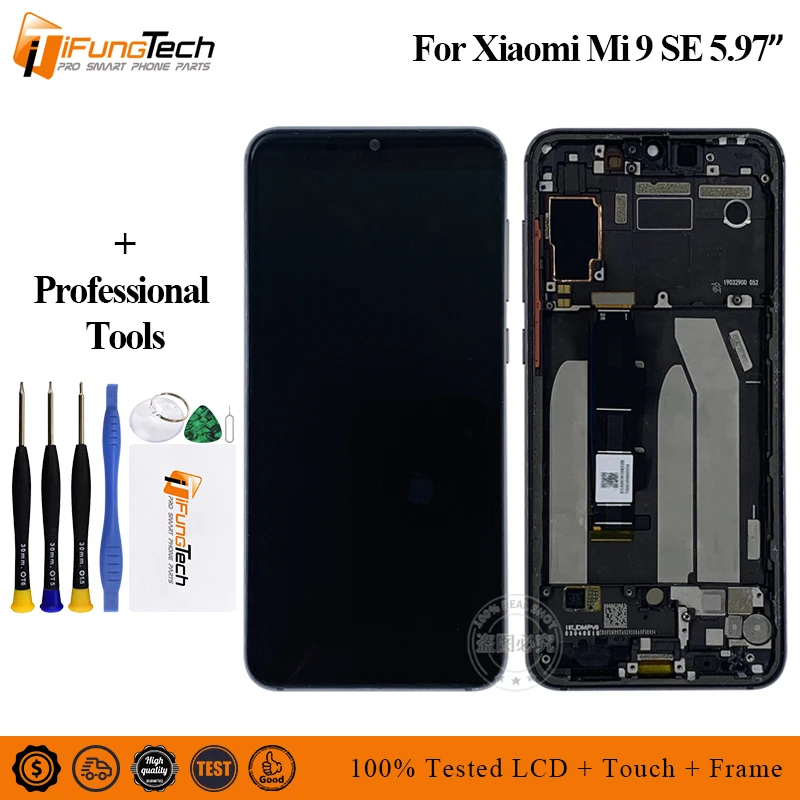 ЖК дисплей для Xiaomi Mi9 SE сенсорный дигитайзер в сборе|Экраны мобильных телефонов| |