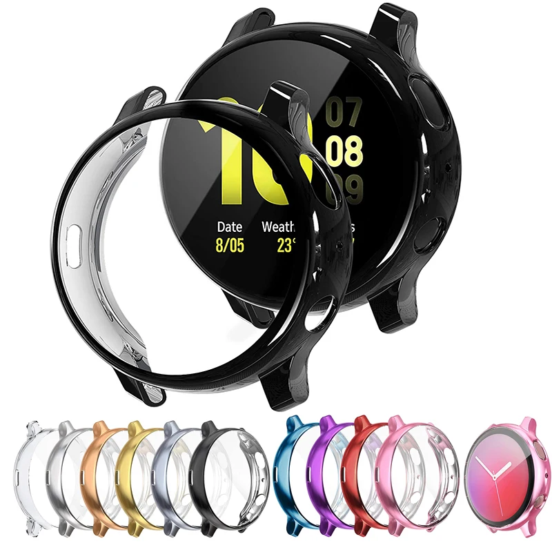 Чехол для Samsung Galaxy watch Active 2 40 мм 44 active 1 чехол из ТПУ защиты экрана от царапин мягкий