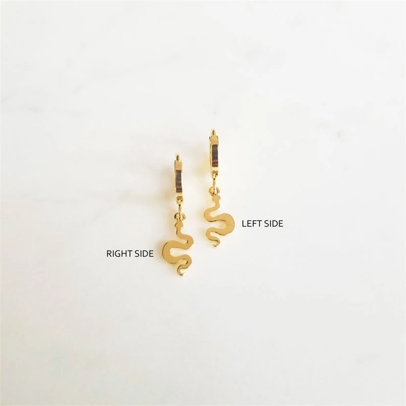 Fashion S925 Sterling Silver Light Luxury Earrings Fun Animal Snake With Zircon Ladies Ins Trend Gifts | Украшения и аксессуары