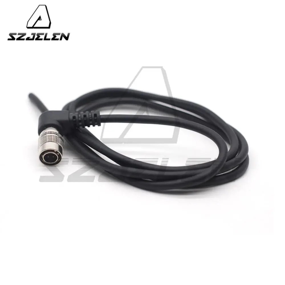Правый угол Hirose 4pin мужской кабель питания для zoom F8 F4 звуковые устройства 688/644/633 1 м
