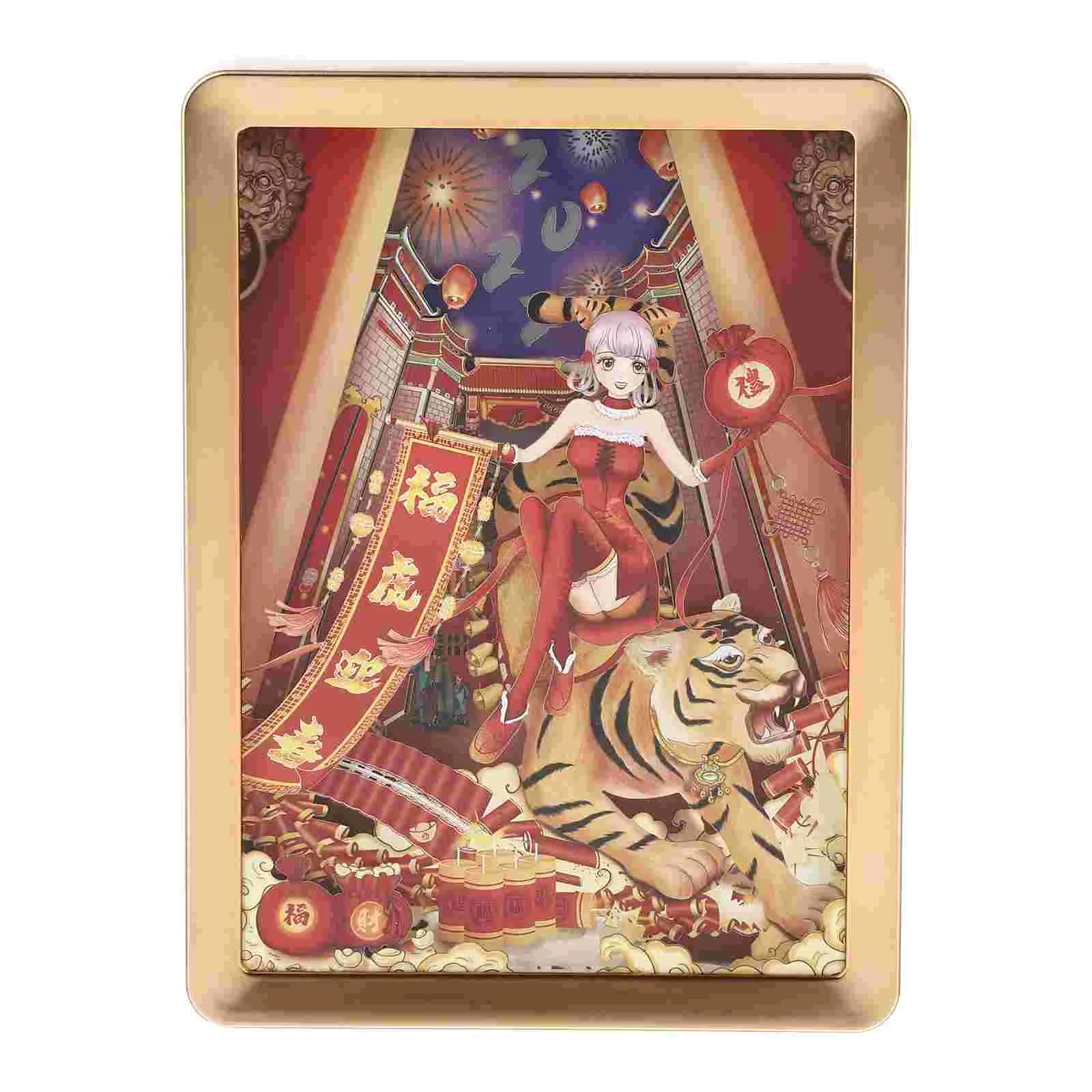 

Креативный светильник для зарезки бумаги, новогодний праздничный светильник, украшение, лампа для резьбы по бумаге, подарок