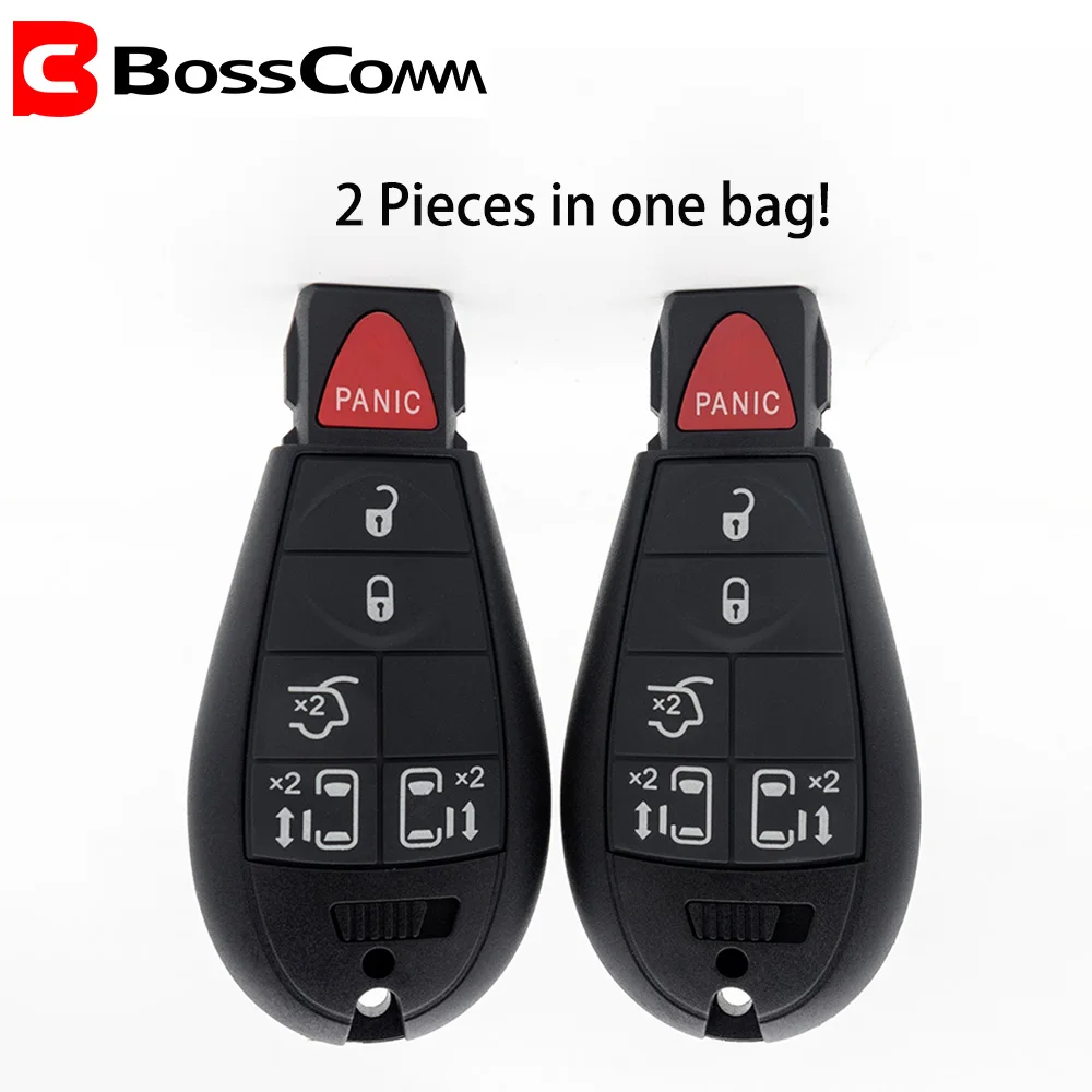 2 Автомобильный брелок для 2008 2009 2010 2011 2012 2015 2016 Dodge Grand Caravan Chrysler Town &amp кантри без