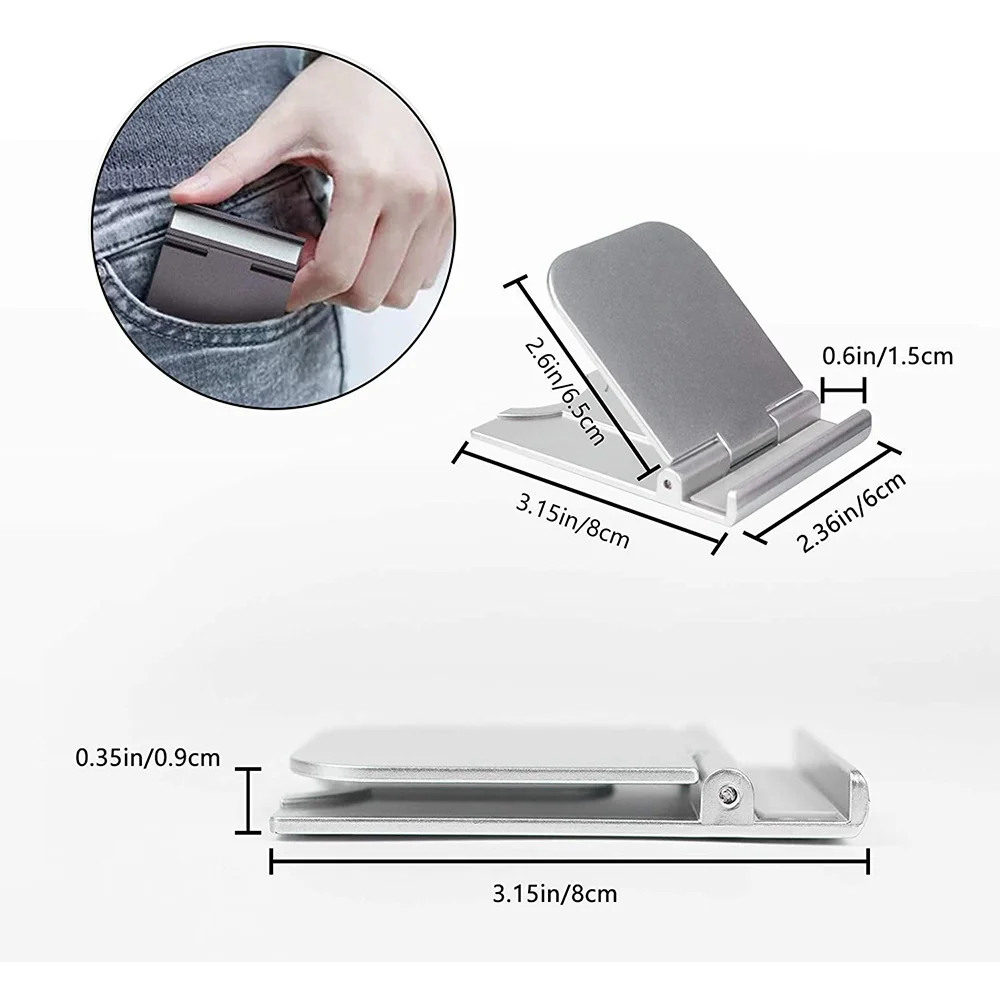 foldable phone metal stand tablet holder phone stand holder non slip universal desk holder seat for iphone xiaomi huawei samsung free global shipping