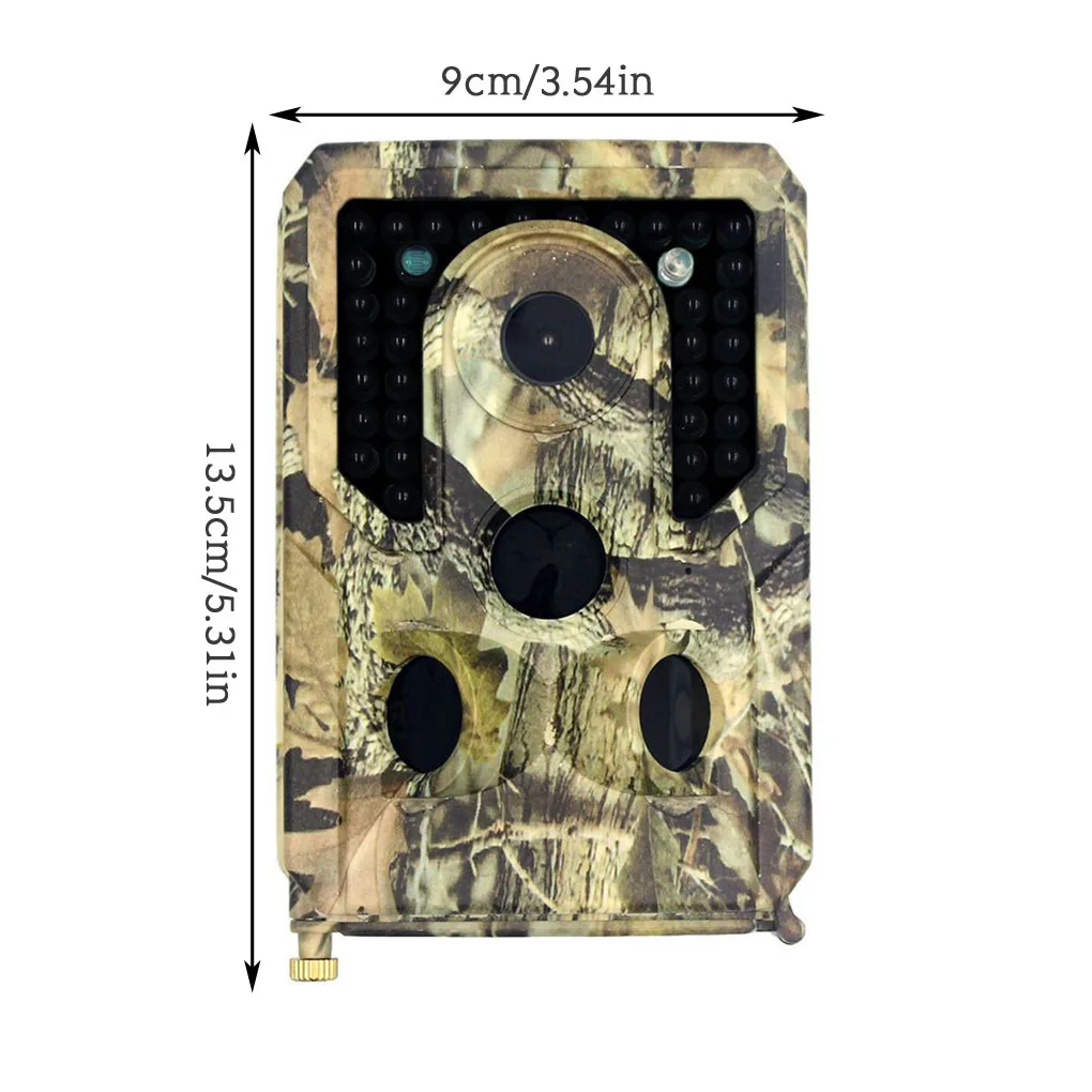 

Hunting Camera Waterproof 1080P Trail Camera Outdoor Motion Detection Cam, Camouflage, 32G Memory Card, Card Reader