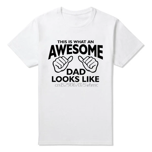 

AWESOME DAD This is what an dad looks like MENS T-shirt gift Father's Day gift More Size and Colors big european size