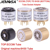 1pc ecc99 tube top to 6h30 tube bottom diy audio amplifier vacuum tube convert socket adapter free shipping