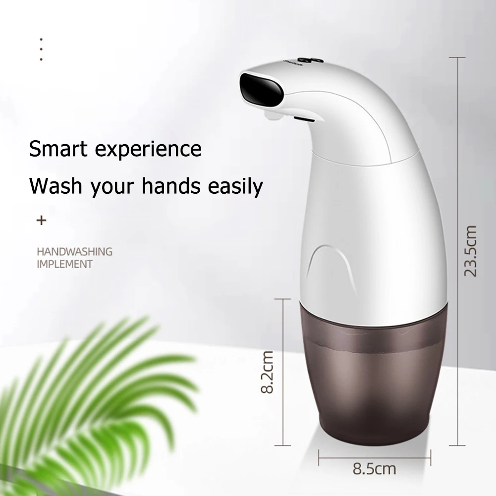 

330ml Automatic Foam Dispenser Smart Induction Foam Liquid Soap Dispenser Intelligent Sensor Hand Sanitizer Dispenser Touchless