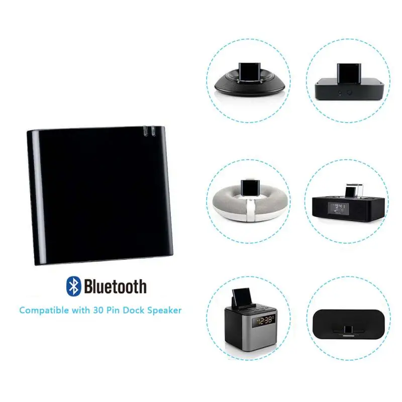 Мини 30Pin Bluetooth 4 1 музыкальный приемник беспроводной стерео аудио 30 Pin адаптер для