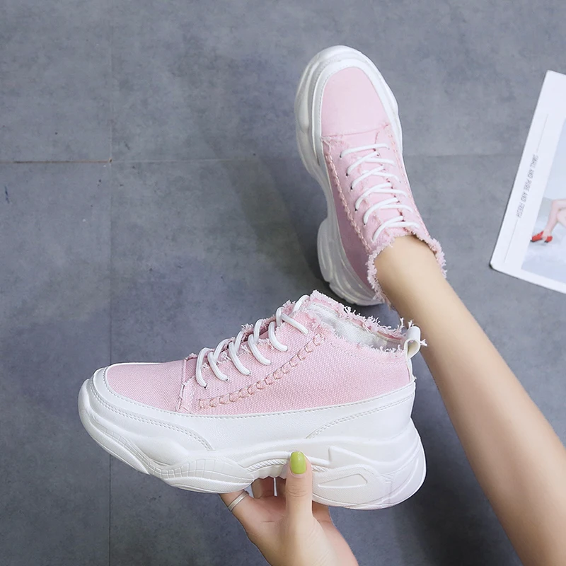 2019 Korean fashion candy color shoes women canvas old women's new summer casual breathable | Обувь