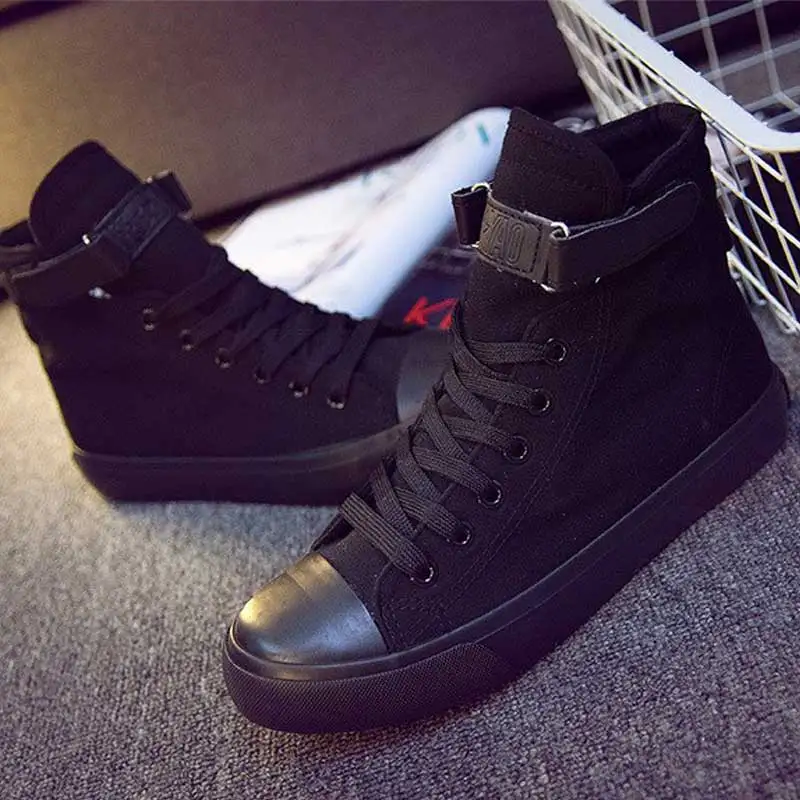 

2021 Autumn Women Shoes Femme Casual Shoes High Top Flat Shoes White ​Vulcanize Women Sneakers