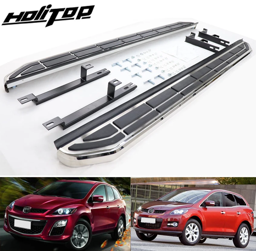 Утолщенная боковая педаль nerf для Mazda CX-7 2007-. Настоящее надежное качество, никогда не жалея о покупке, может выдержать 5 человек