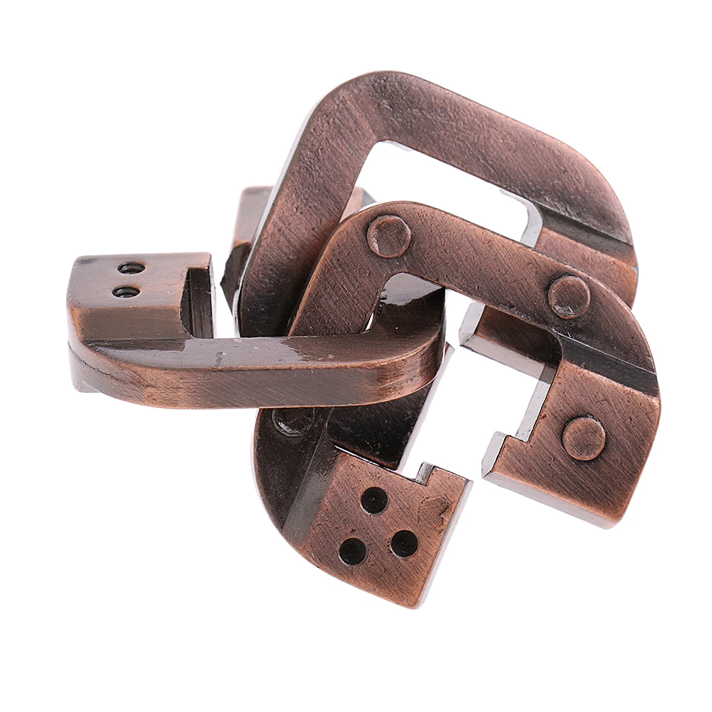 Классический металлический пазл для развития интеллекта головоломка взрослых и