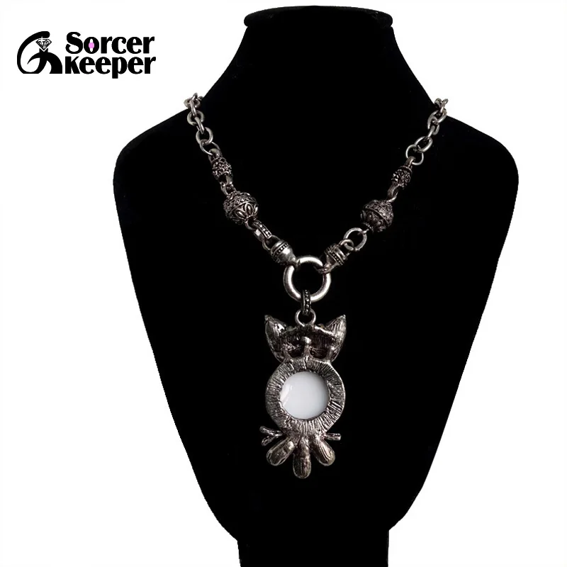 Мода Природа Морская раковина сова подвесные цепи ожерелье ювелирные изделия