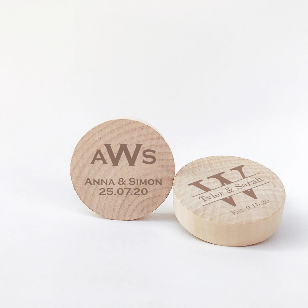 Деревянный магнитный Открыватель для бутылок свадебные сувениры и подарки