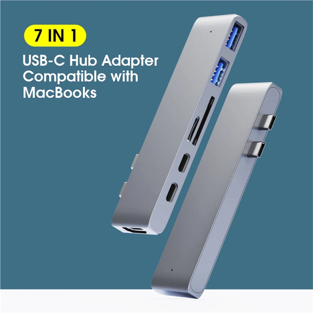 Vothoon USB C концентратор до нескольких USB3.0 HDMI usb хаб для MacBook Pro Air Mouse разветвитель 7