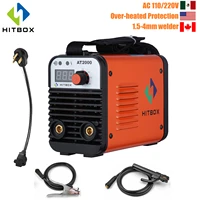 hitbox 110v 220v arc welder mma welding machine at2000 arc200 inverter overheat protection dual voltage 90 240v