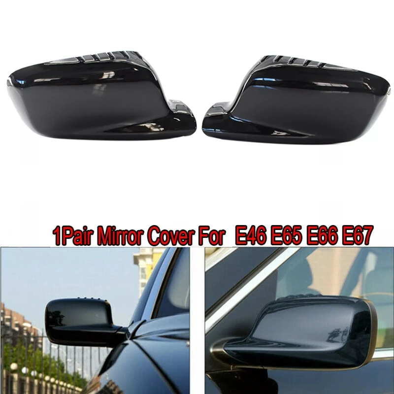 Крышка бокового зеркала заднего вида для BMW- 7 серии E46 E65 E66 2001 - 2005 2006 2007 2008 крышки